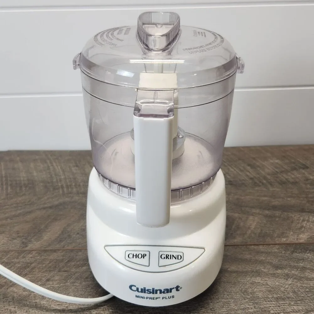 Cuisinart Mini-Prep Plus Food Processor 3 Cup White Tested Cleaned Model DLC2A